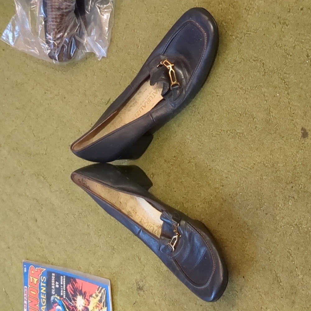 Naturalizer Black Comfort Heels